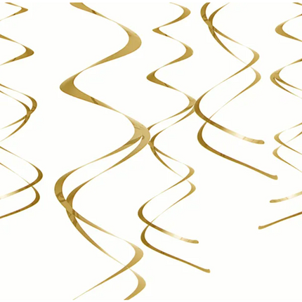 Dekoracje wiszące Świderki złoty - Zawieszki / Świderki