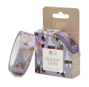 Dekoracyjna taśma washi " Little Lamb" - Yooglo