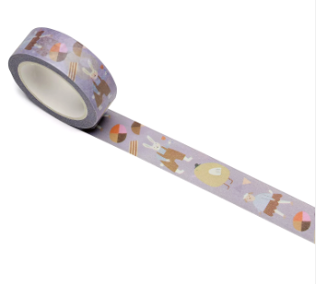 Dekoracyjna taśma washi " Little Lamb" - Yooglo