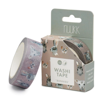 Dekoracyjna taśma washi "Rabbits" - Yooglo