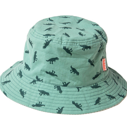 Dwustronny kapelusz typu bucket T-Rex (3–6 lat) - Yooglo