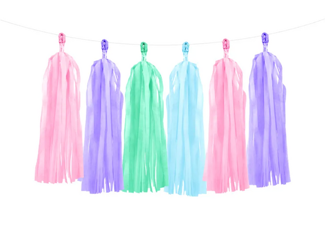 Girlanda frędzle mix - girlanda