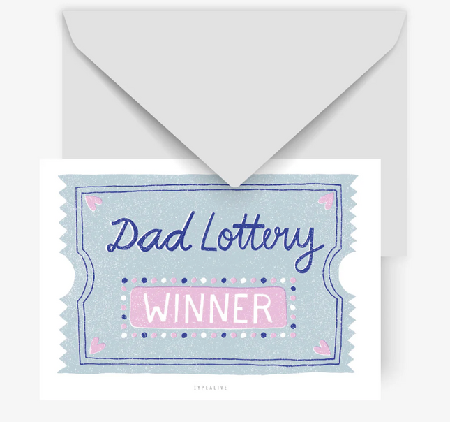 Kartka Dad Lottery Winner - Yooglo