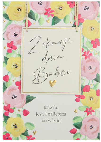 Kartka dla Babci HM200-3241 - kartka