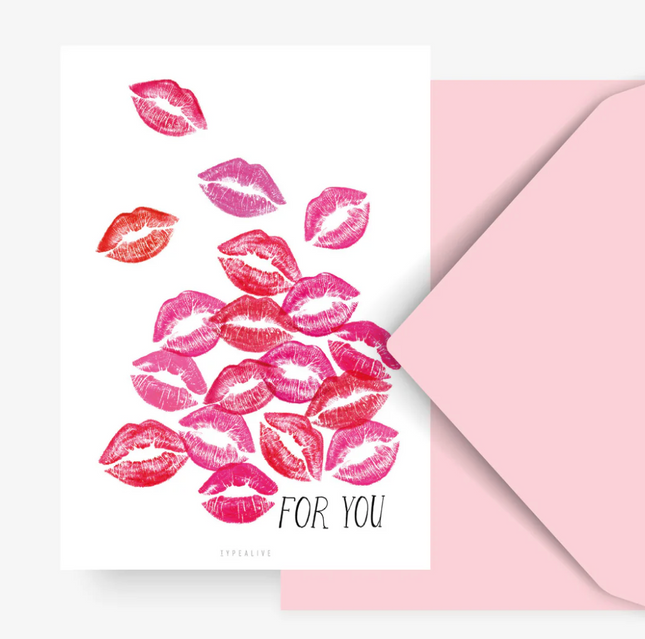 Kartka Kisses - Yooglo