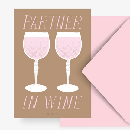 Kartka Partner In Wine - Yooglo