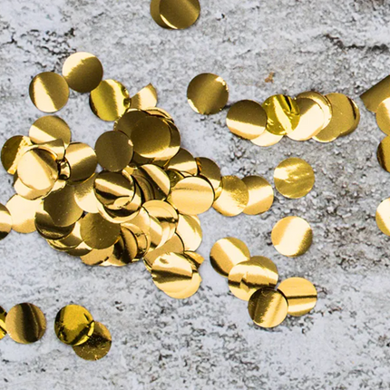 Konfetti Kółka złoty 15g - konfetti