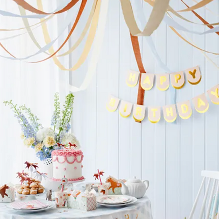 Krepa 5cm/10m zestaw 6 szt. mix - krepa