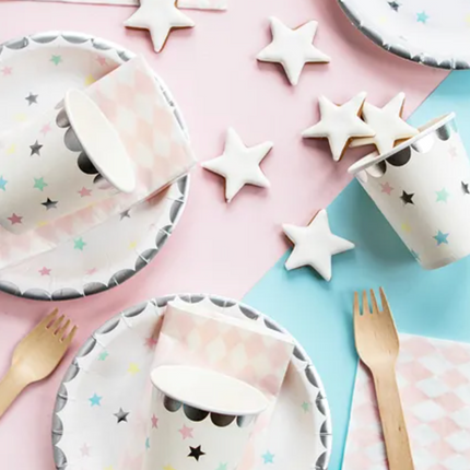 Kubeczki Jednorożec - Gwiazdki, 180 ml - Yooglo