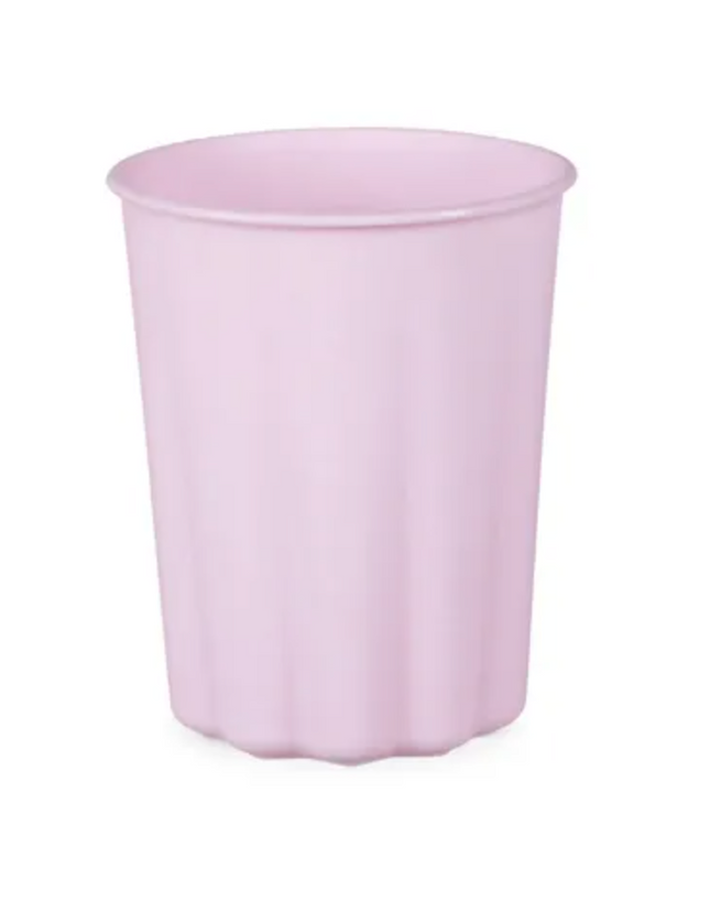 Kubeczki plastikowe Falbanka, 220 ml, fioletowy - Yooglo