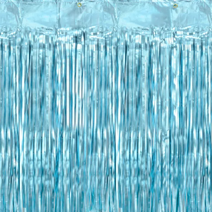 Kurtyna Party niebieski 90x250cm - kurtyna dekoracyjna