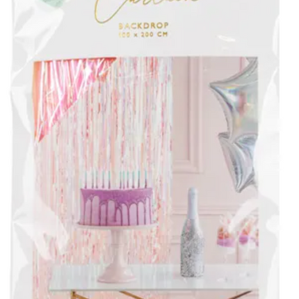Kurtyna Party opalizujący różowy 100x200cm - kurtyna dekoracyjna