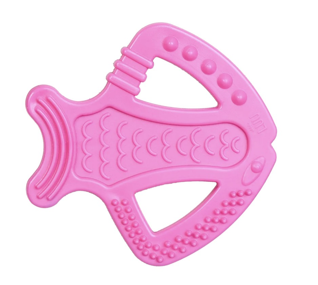 LUU Kids Gryzak Dla Dzieci Gigi The Fish Pink - Yooglo