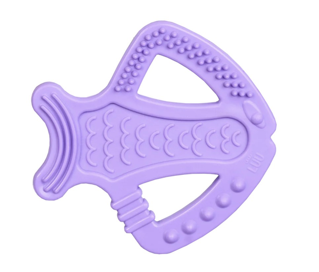 LUU Kids Gryzak Dla Dzieci Gigi The Fish Purple - Yooglo