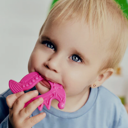 LUU Kids Gryzak Dla Dzieci Ollie The Dragon Pink - Yooglo