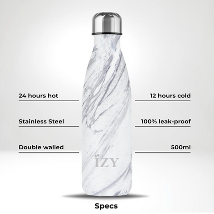 Marmurowy biały 500ml termos - Termos