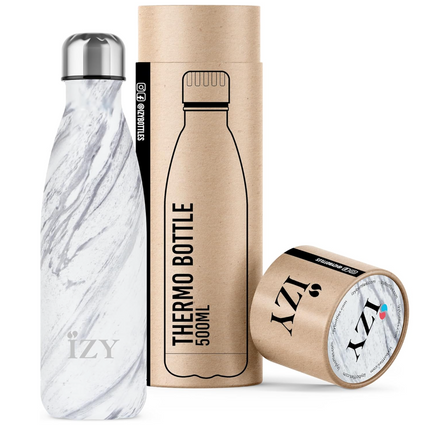 Marmurowy biały 500ml termos - Termos