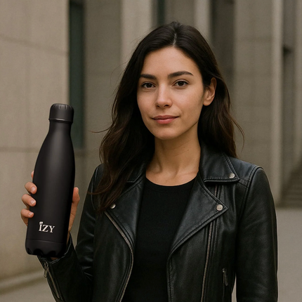 Matowy czarny 500ml termos - Termos