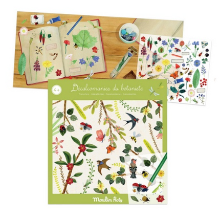 Moulin Roty Kalkomania BOTANIK Jardin du Moulin - Yooglo