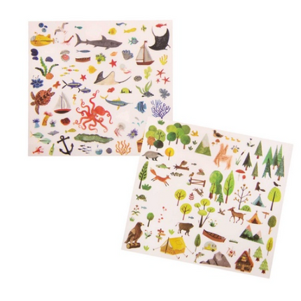 Moulin Roty Kalkomania ODKRYWCA Jardin du Moulin - Yooglo