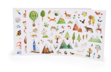 Moulin Roty: Naklejki ODKRYWCA 150 szt. - Yooglo