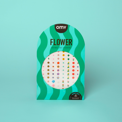 NAKLEJKI NA PAZNOKCIE FLOWER - 120 SZTUK - Yooglo