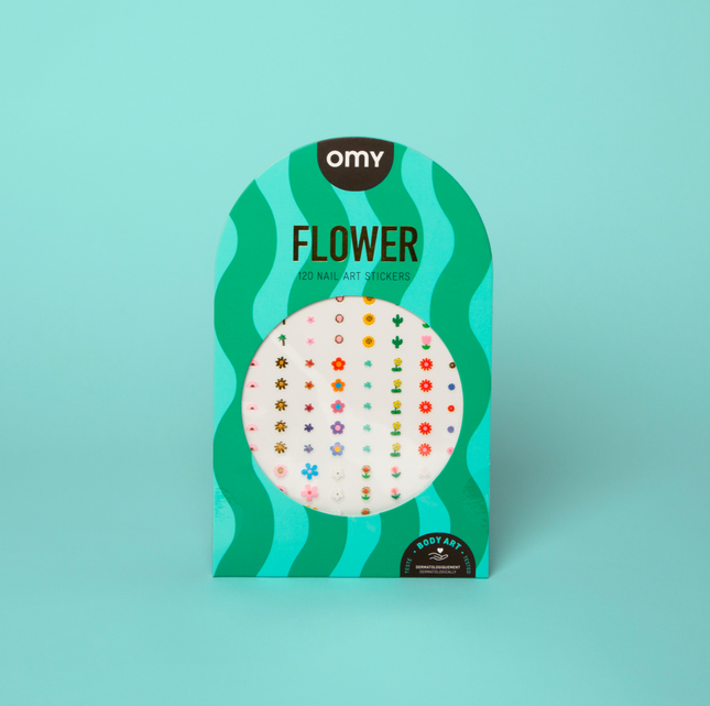 NAKLEJKI NA PAZNOKCIE FLOWER - 120 SZTUK - Yooglo
