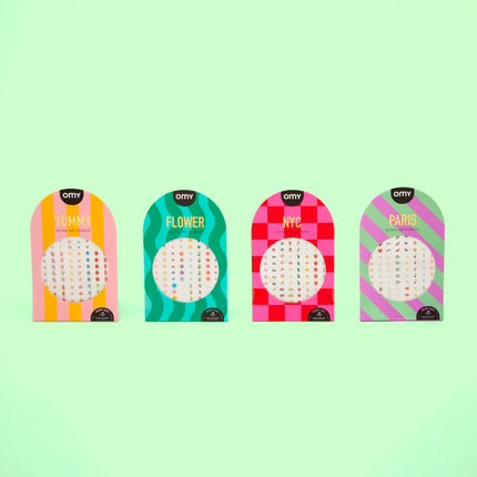 NAKLEJKI NA PAZNOKCIE FLOWER - 120 SZTUK - Yooglo