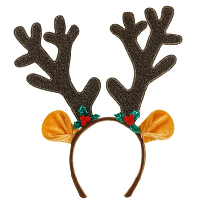 Opaska Rogi Renifera z uszami, 29x34cm, mix - Yooglo