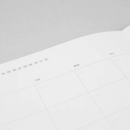 Papierniczeni Planner niedatowany KLASYK – antracyt - Yooglo