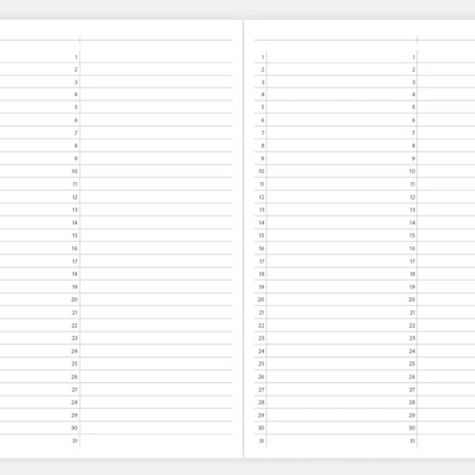 Papierniczeni Planner niedatowany Monolit - Yooglo