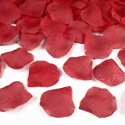 Płatki róż w woreczku czerwony - płatki róż