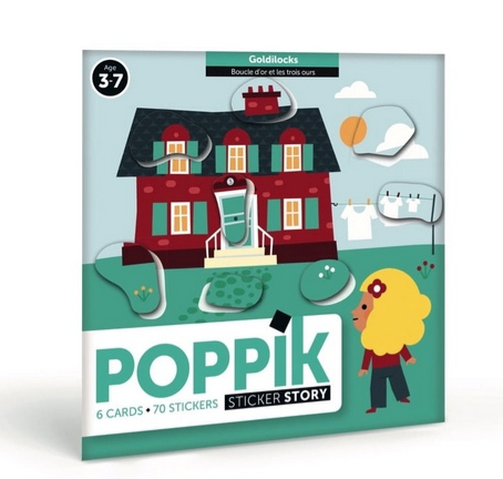 Poppik: Naklejki Bajkowe Opowieści – ZŁOTOWŁOSA - Yooglo