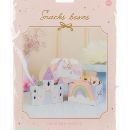 Pudełka na przekąski Zamek i Jednorożce - Yooglo