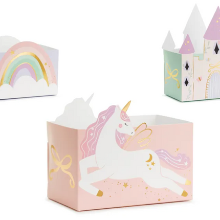 Pudełka na przekąski Zamek i Jednorożce - Yooglo