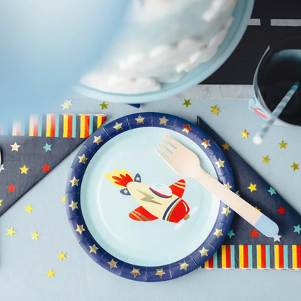 Serwetki Gwiazdki 33x33 cm granatowy - serwetki