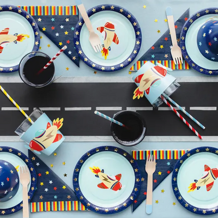 Serwetki Gwiazdki 33x33 cm granatowy - serwetki