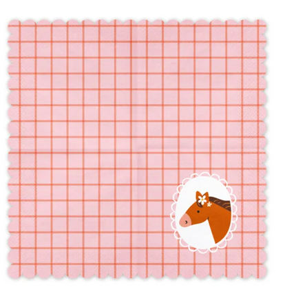 Serwetki Koń 33x33 cm - serwetki papierowe