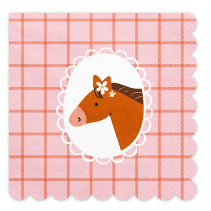 Serwetki Koń 33x33 cm - serwetki papierowe