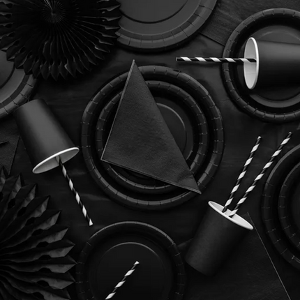 Serwetki papierowe czarny - serwetki papierowe