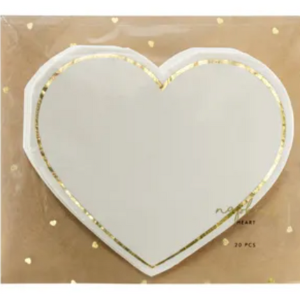 Serwetki Serce 14.5x12.5cm - serwetki