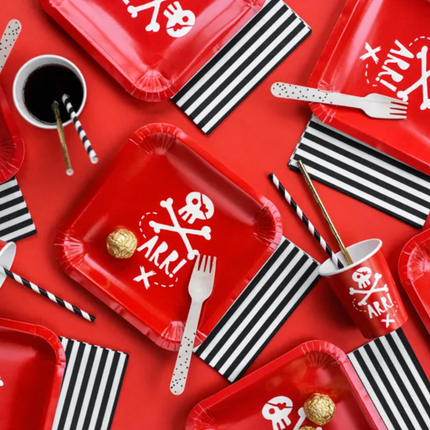 Słomki papierowe czarny 19,5cm - słomki papierowe