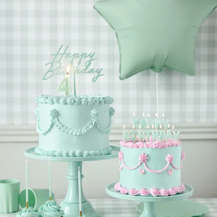 Słomki plastikowe, szałwiowy 12 szt. - Yooglo