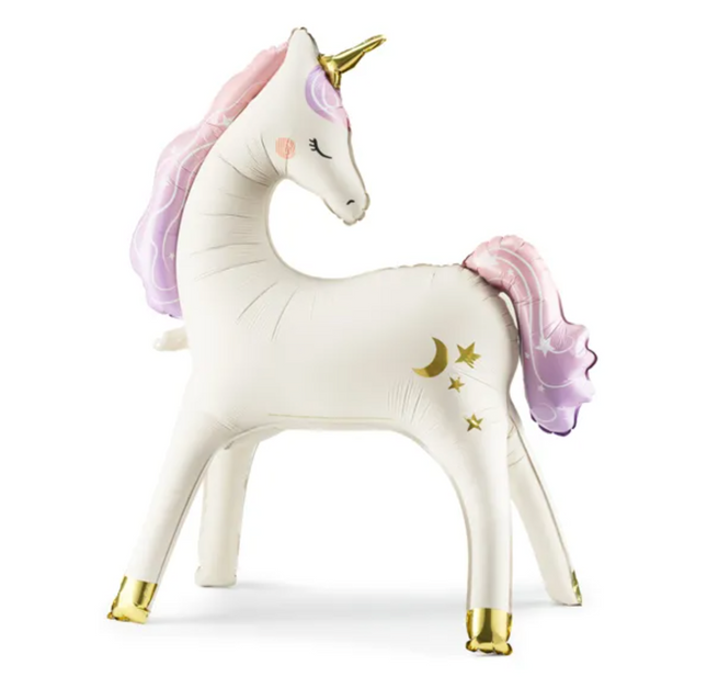 Stojący balon foliowy Jednorożec 95x86 cm - balony