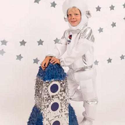 Strój Astronauta, biały, rozmiar 116-128 cm - Yooglo