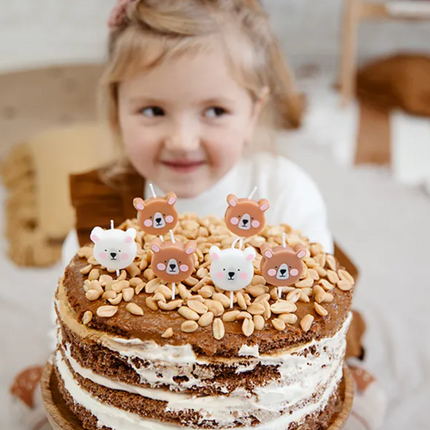 Świeczki urodzinowe Miś - świeczki urodzinowe