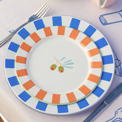 Talerz emaliowany 20 cm – Oliwki - Yooglo