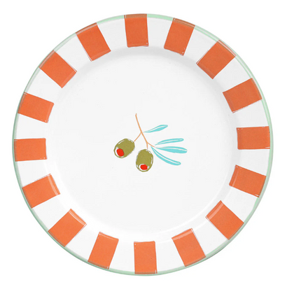 Talerz emaliowany 20 cm – Oliwki - Yooglo