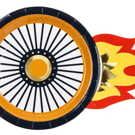 Talerzyki Koło Autka - talerzyki papierowe