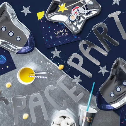 Talerzyki Kosmos - Rakieta - talerzyki papierowe